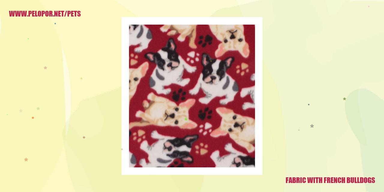 Fabric With French Bulldogs