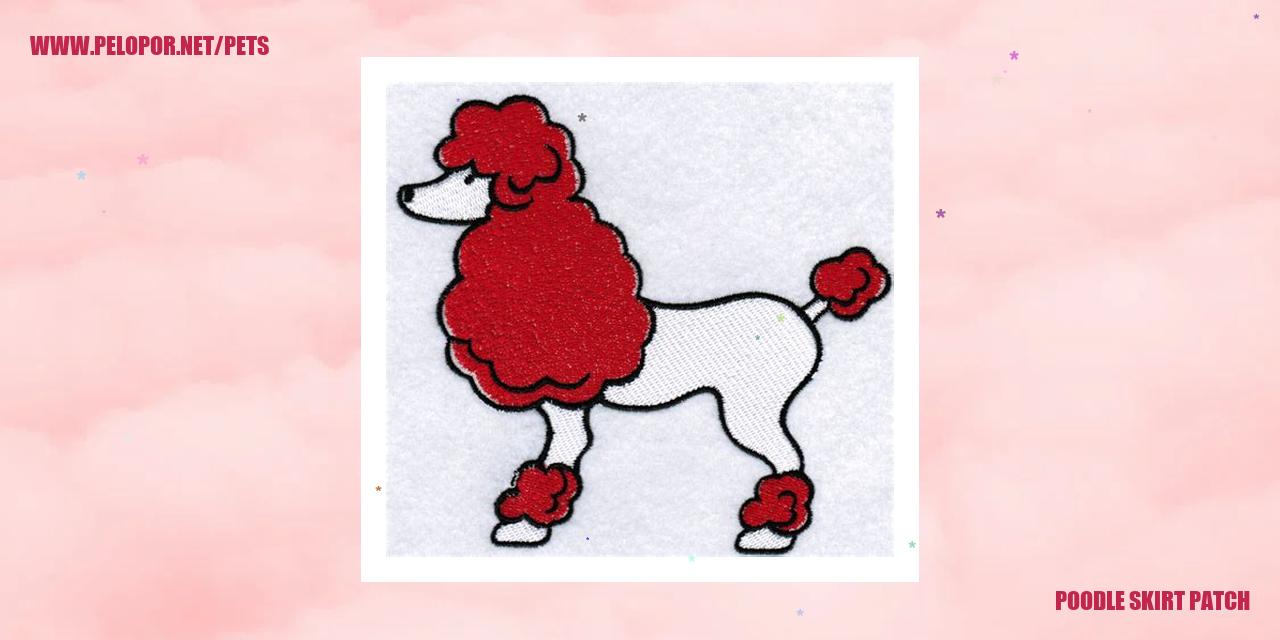 Poodle Skirt Patch
