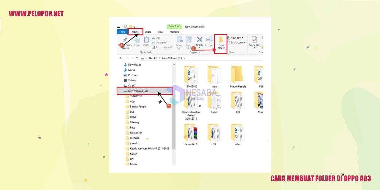 Cara Membuat Folder di Oppo A83